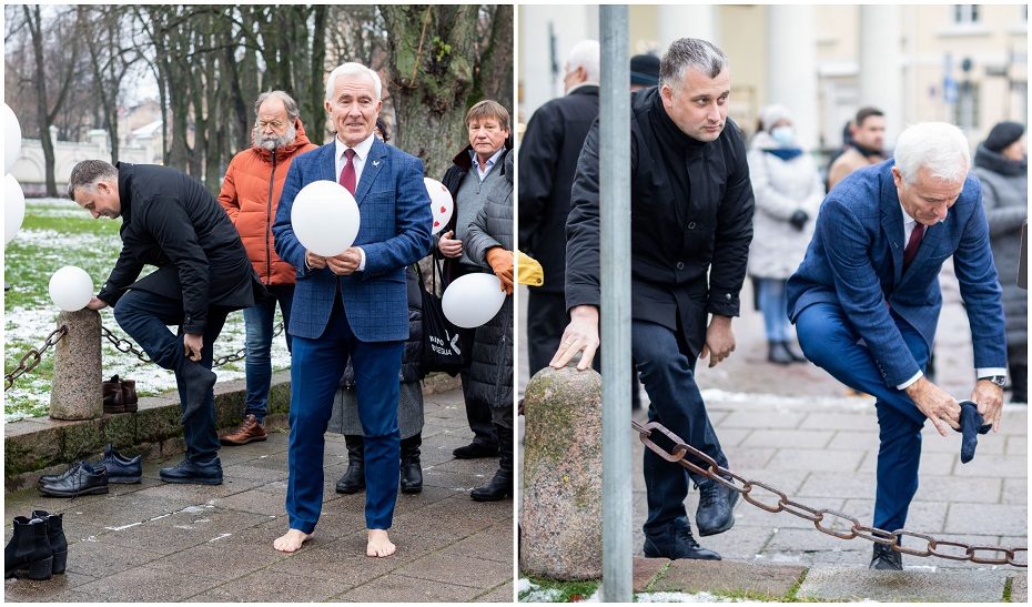 Proteste prieš galimybių pasą vaikams – D. Kepenis ir V. Ąžuolas: kenčiame kartu su mamomis