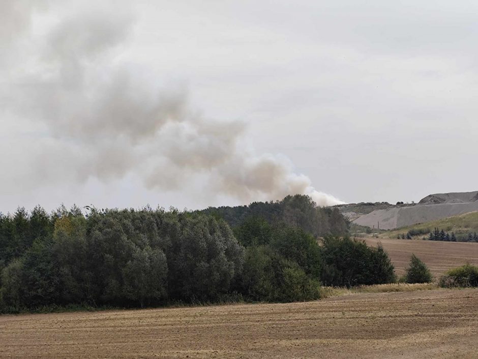 Naujos detalės apie Lapių sąvartyne kilusį gaisrą: atsakinga įmonė jau bausta