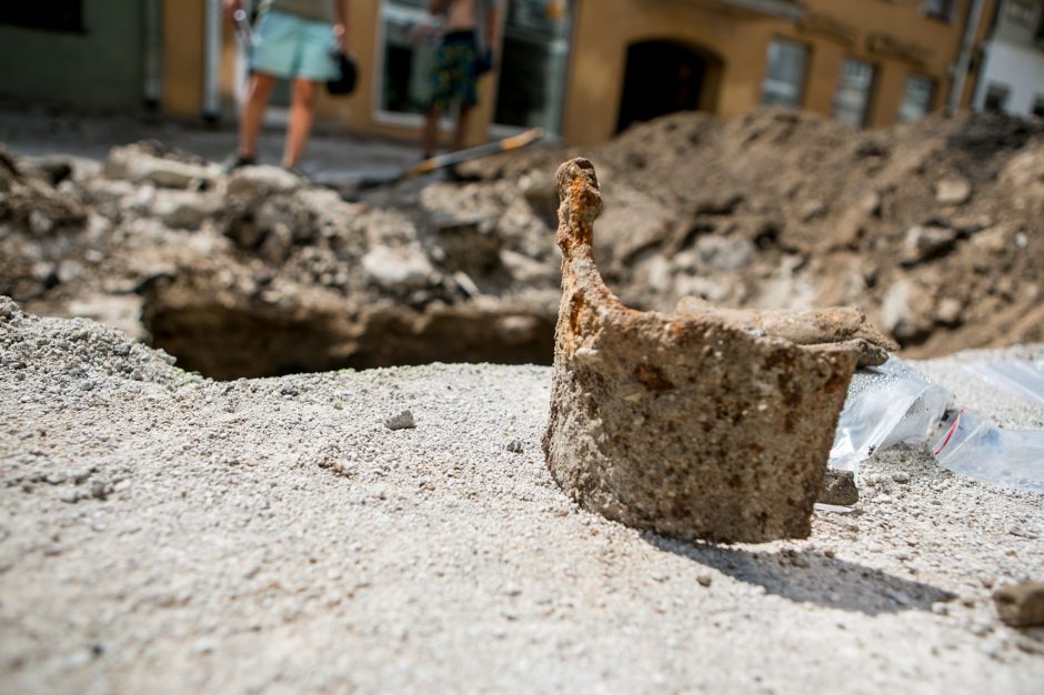 Papasakojo plačiau apie Vilniaus gatvės radinius: padės nupiešti ir kauniečių mitybos paveikslą