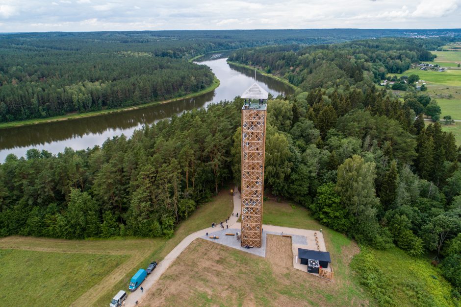 Atidarytas Birštono apžvalgos bokštas: norintiems aplankyti – patarimai