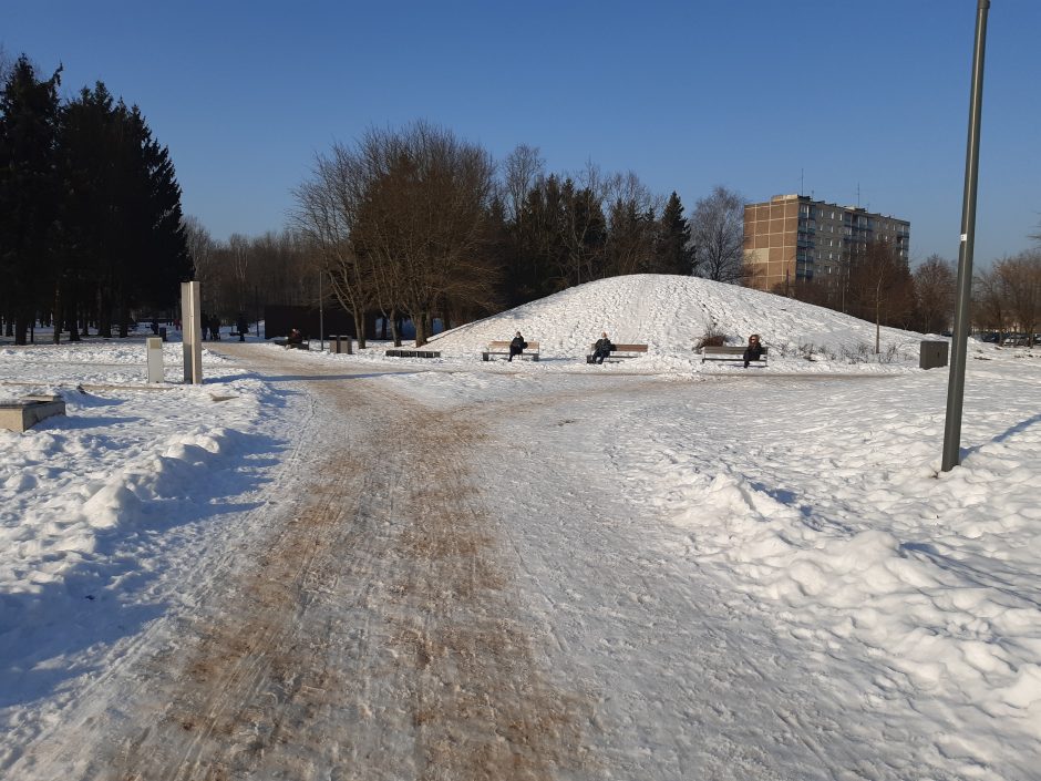 Saulėtos dienos išginė kauniečius į parkus (fotoreportažas)