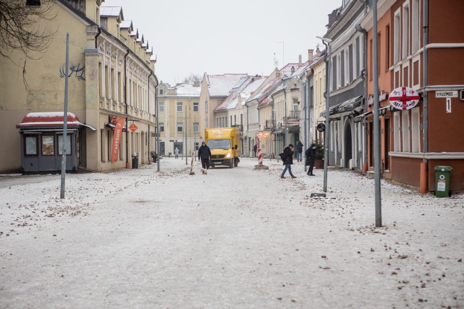 Vilniaus gatvės rekonstrukcija pasiekė pusiaukelę 