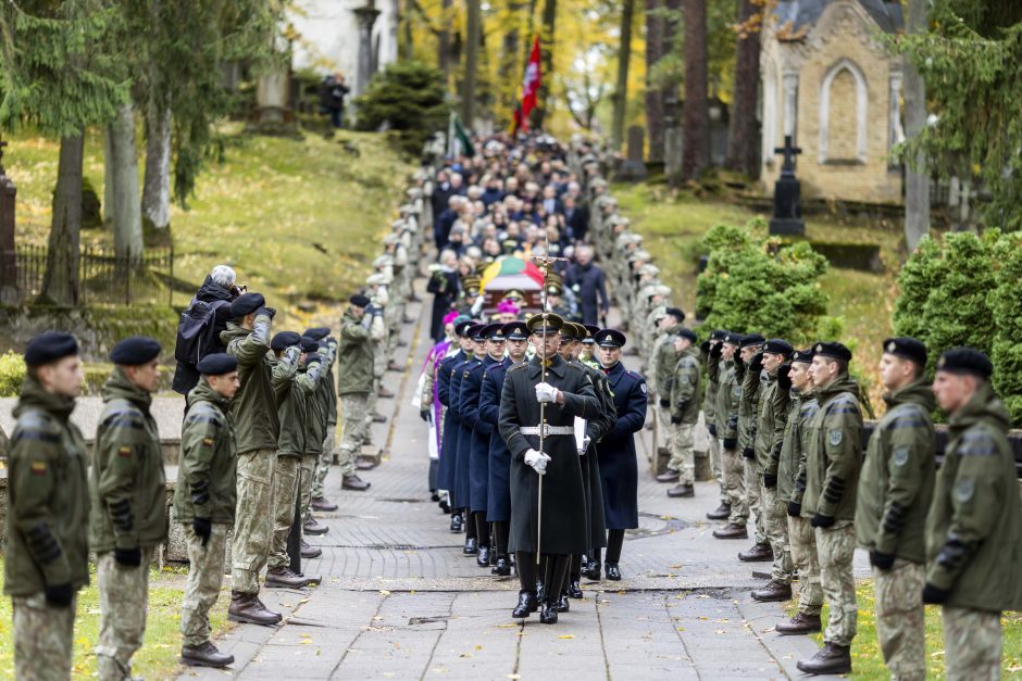 Antakalnio kapinėse palaidotas partizanas J. Vitkus-Kazimieraitis