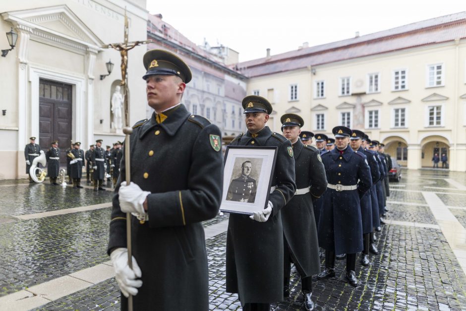 Antakalnio kapinėse palaidotas partizanas J. Vitkus-Kazimieraitis