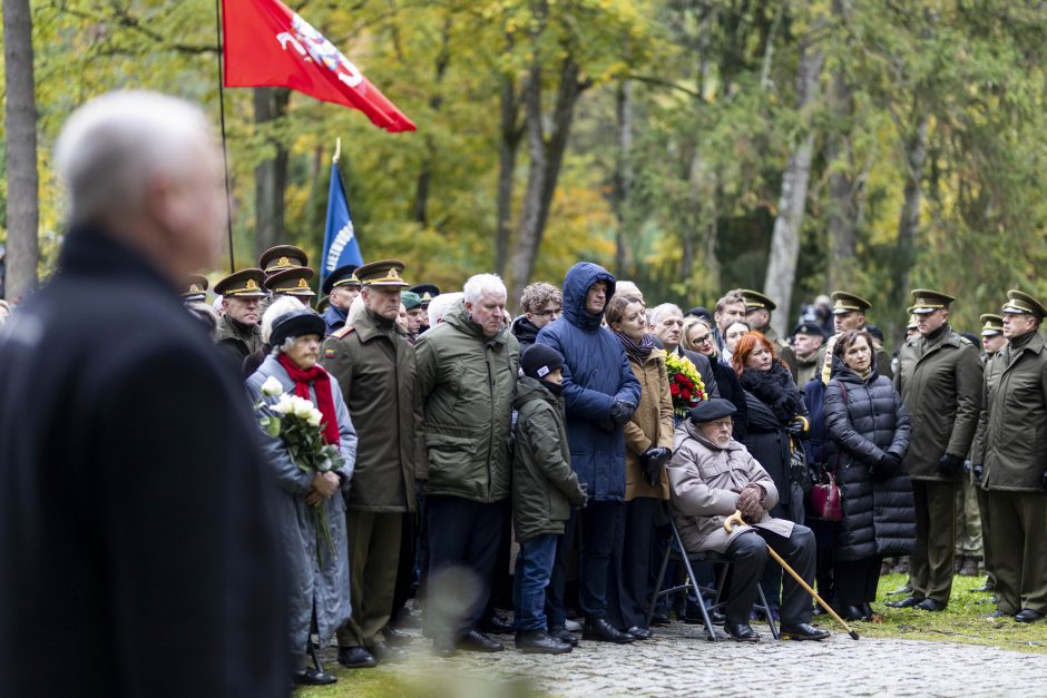 Antakalnio kapinėse palaidotas partizanas J. Vitkus-Kazimieraitis