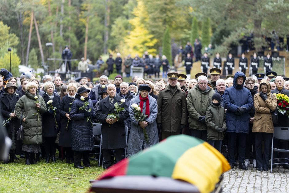 Antakalnio kapinėse palaidotas partizanas J. Vitkus-Kazimieraitis