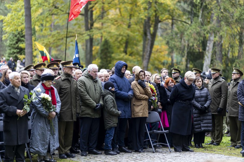 Antakalnio kapinėse palaidotas partizanas J. Vitkus-Kazimieraitis