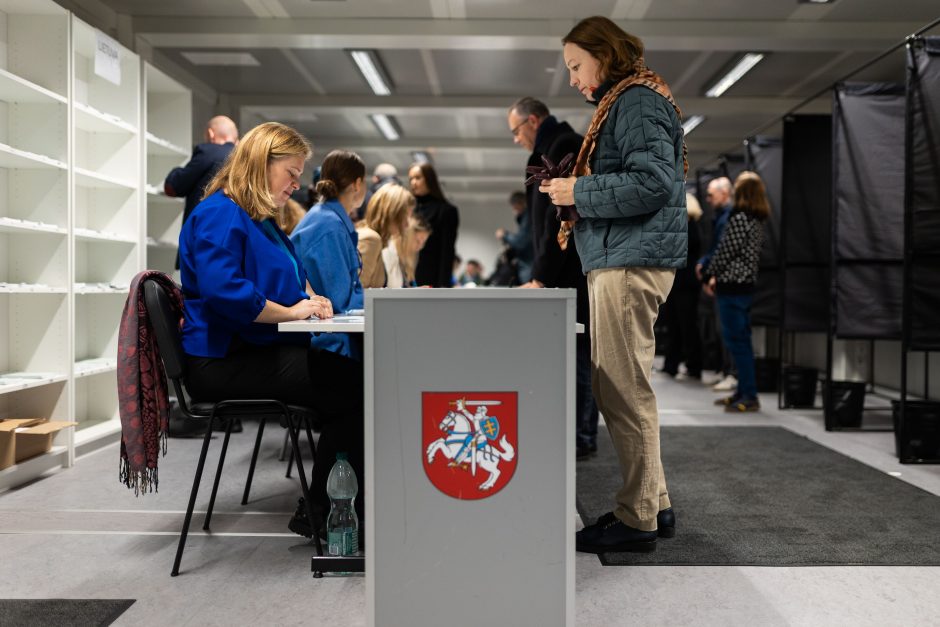 Iš anksto atėjusi balsuoti gyventoja: bijau ateinančios valdžios