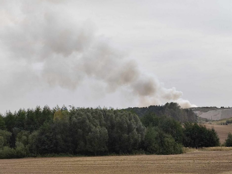 Naujos detalės apie Lapių sąvartyne kilusį gaisrą: atsakinga įmonė jau bausta