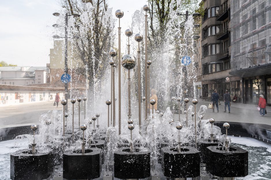 Atgyja Kauno fontanai: kada visur ištrykš vandens purslai?