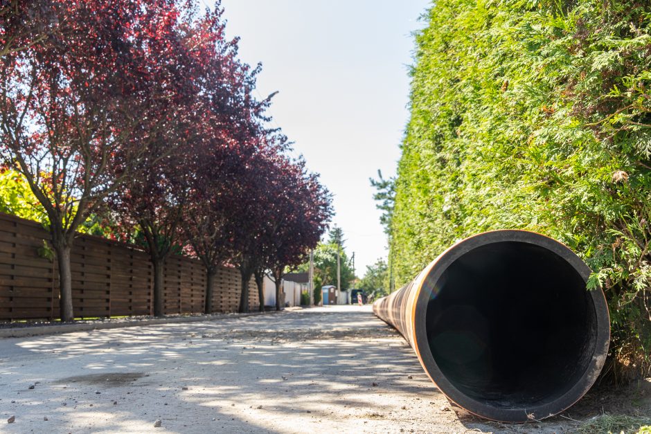 Dėl vykdomų darbų vienos Aleksoto gatvės gyventojai liko be vandens