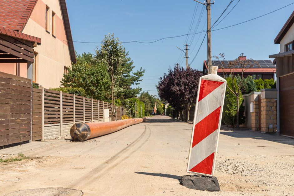 Dėl vykdomų darbų vienos Aleksoto gatvės gyventojai liko be vandens