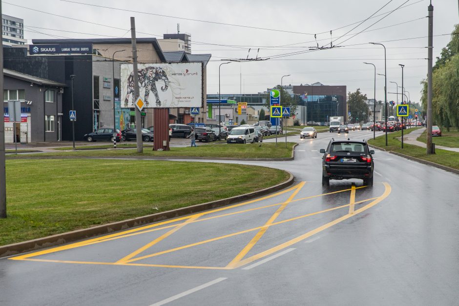 Išgirdo kauniečių prašymą – judrioje vietoje nubraižė korį