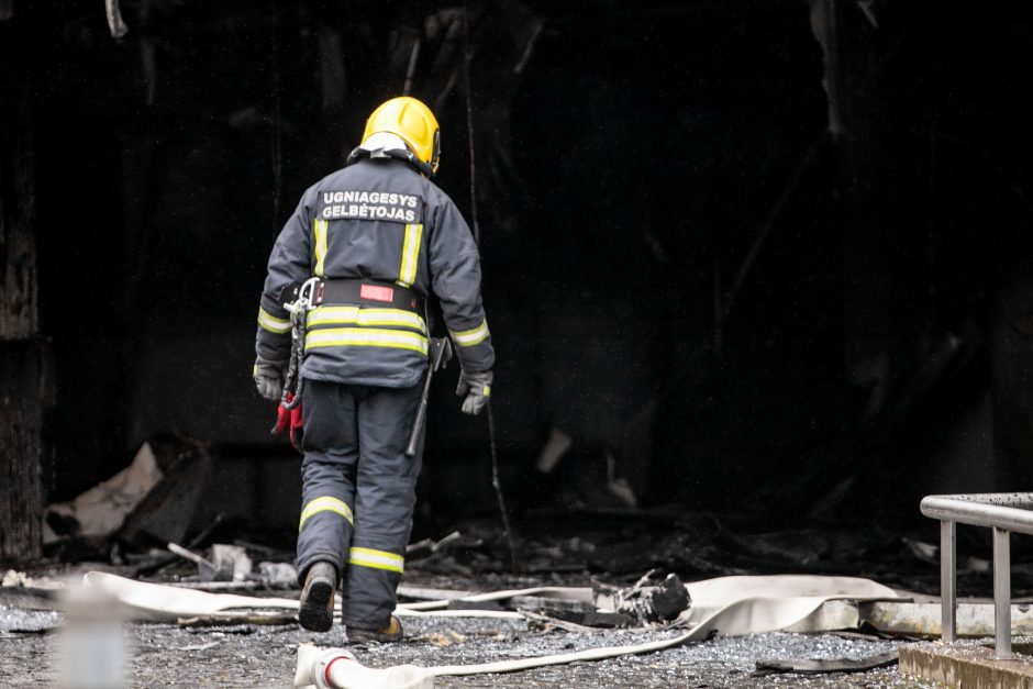 Pačiame Kauno centre – neeilinis gaisras