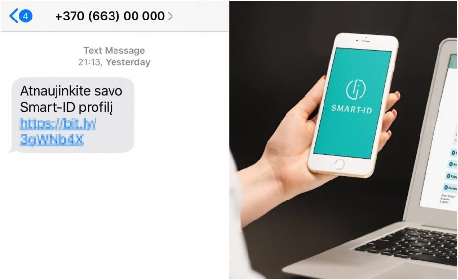 Po gautos žinutės – abejonės dėl duomenų apsaugos „Smart-ID“ programėlėje