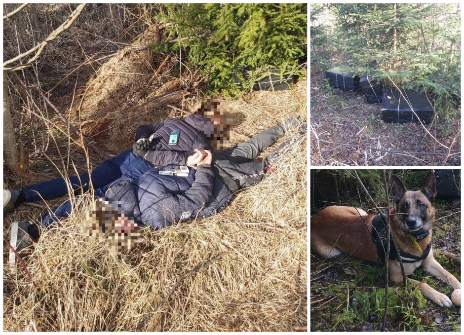 Į pasieniečių pasalą pateko du kontrabandininkai iš Šalčininkų rajono