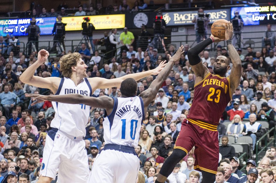 NBA: „Cavaliers“ nusileido „Mavericks“