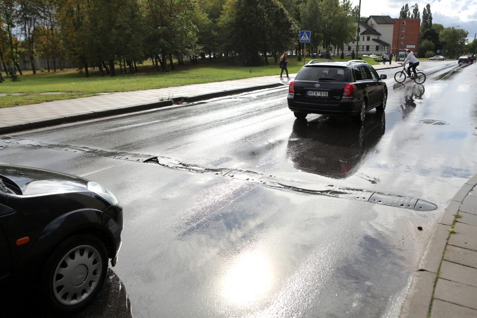 Įrengus kalnelius Vėtros gatvėje – klausimai