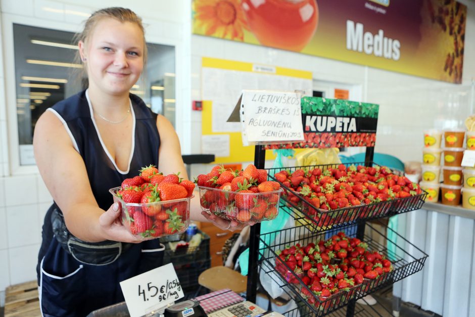 Lietuviškos braškės – už rekordinę kainą