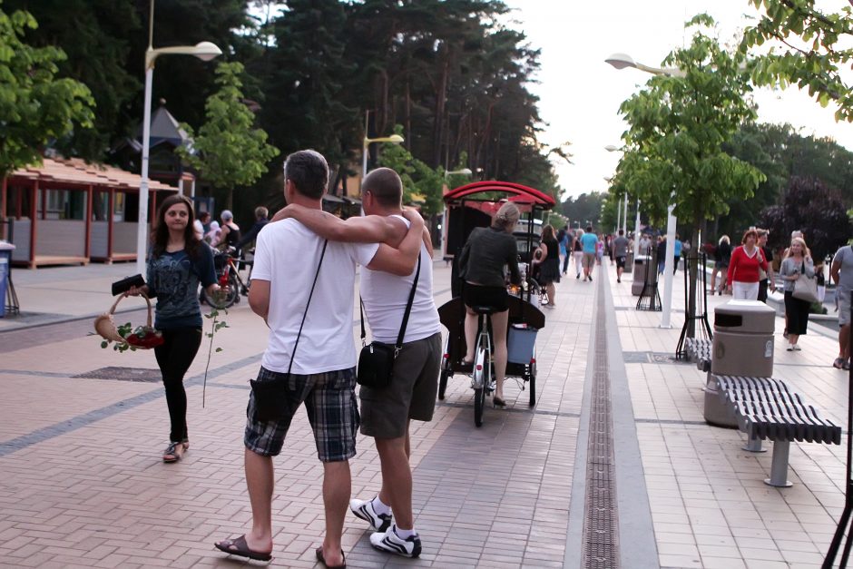 Vagims Palangoje blogas oras netrukdo