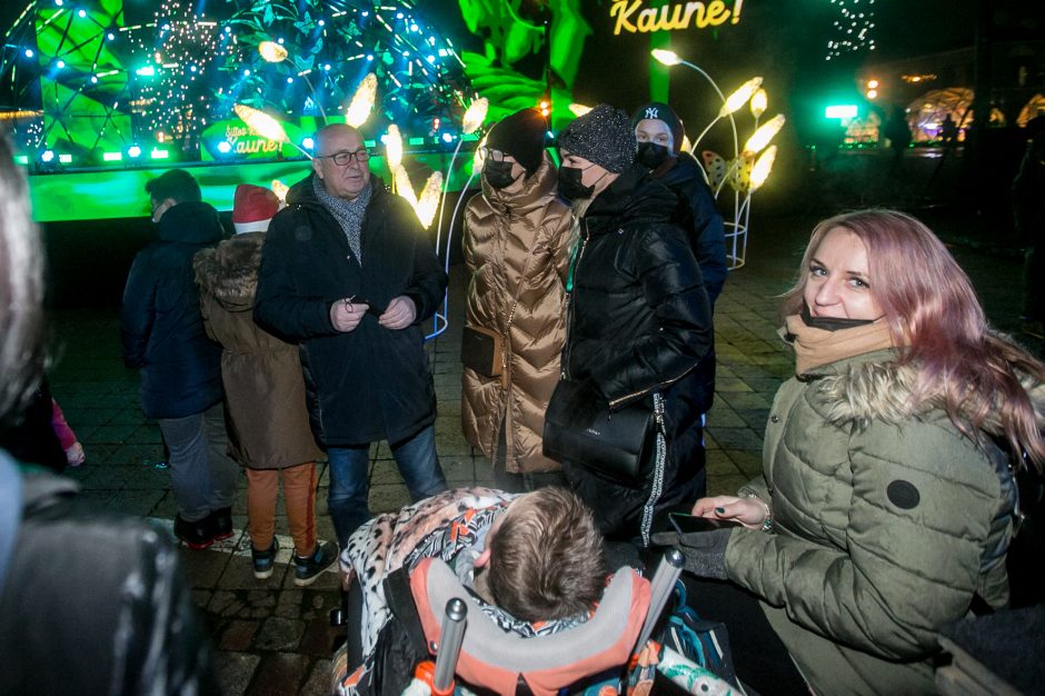 Pagrindinės Kauno kalėdinės eglės įžiebimo šventė (vaizdo įrašas)