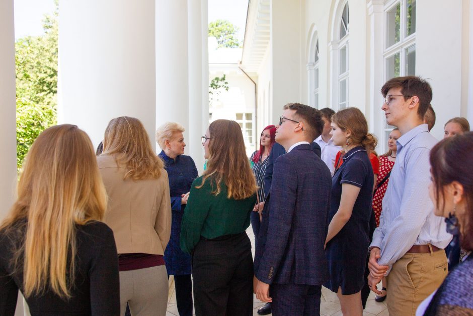 D. Grybauskaitė susitiko su pasaulio lietuvių jaunimo atstovais