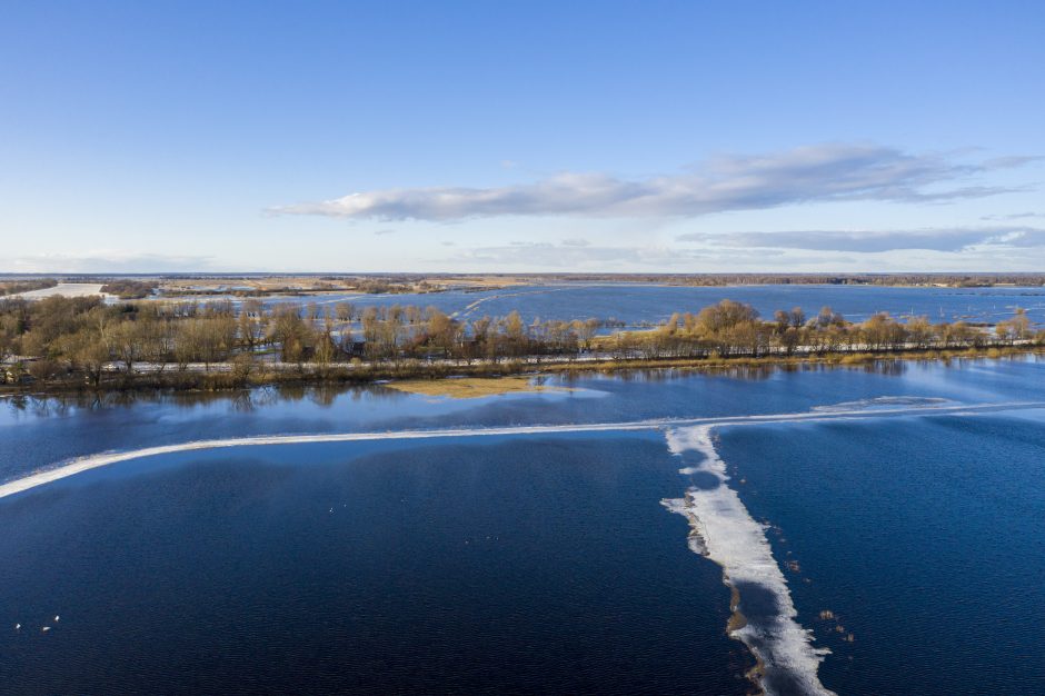 Šilutės rajone vandens lygis nebekyla, apsemta 18 tūkst. hektarų žemės