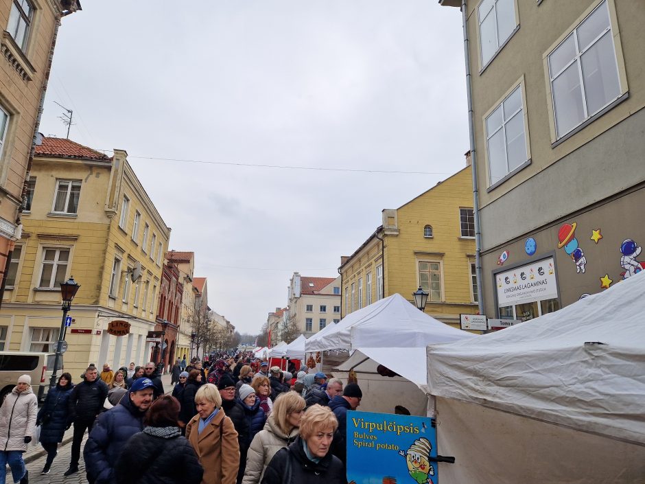 Klaipėdiečiai į Kaziuko mugę traukia verbų ir skanumynų