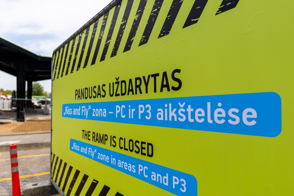 LTOU: keleiviams dėl uždaryto panduso į Vilniaus oro uostą nereikia atvykti anksčiau