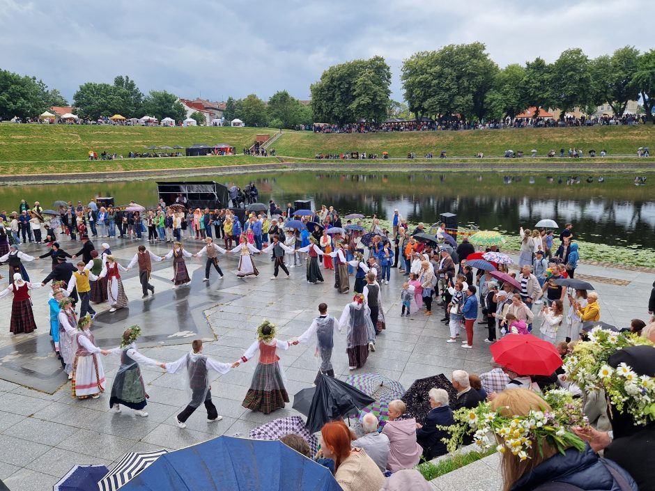 Lietus nesugadino Joninių Klaipėdoje