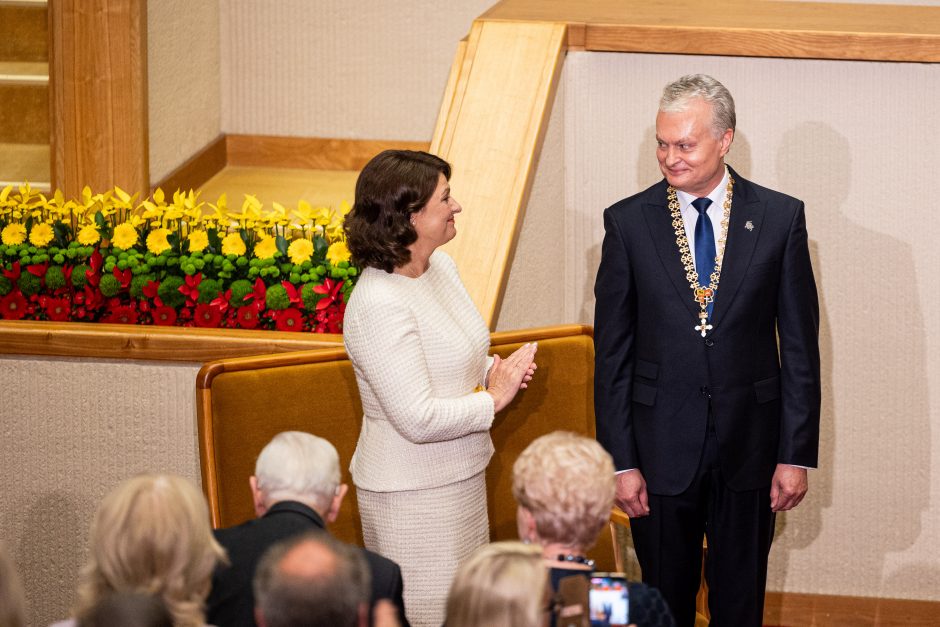 G. Nausėda prisiekė antrai kadencijai prezidento pareigose