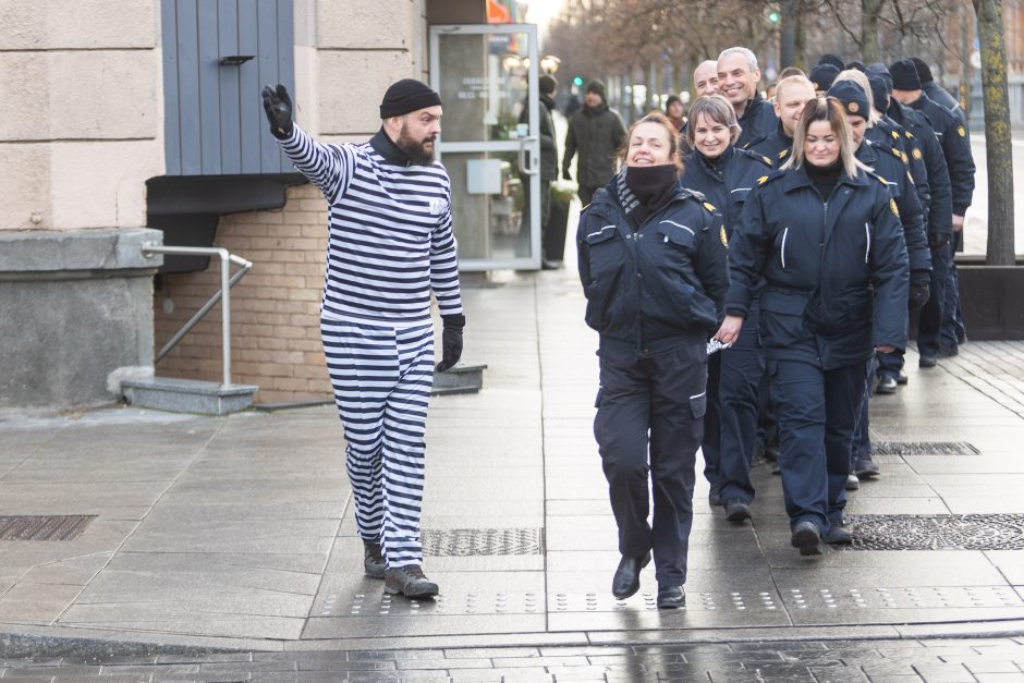 Įkalinimo įstaigų darbuotojų protestas