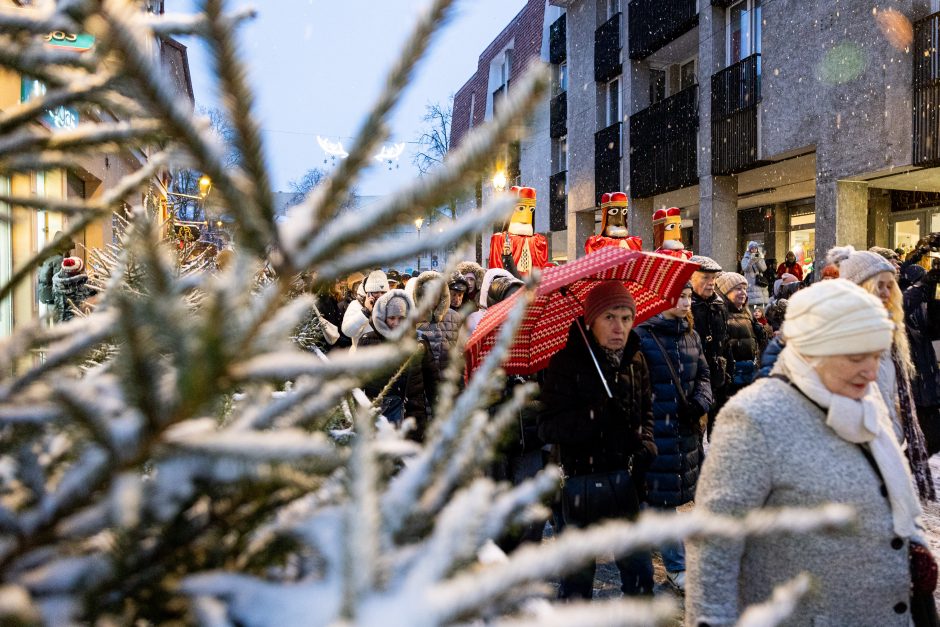 Sostinės gatvėmis žygiuojant Trims Karaliams išlydėtos žiemos šventės