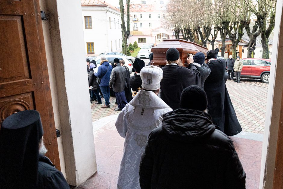 Vilniuje palaidotas buvęs Lietuvos stačiatikių metropolitas Chrizostomas