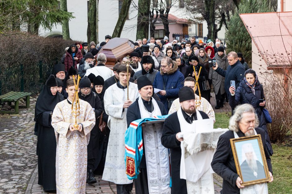 Vilniuje palaidotas buvęs Lietuvos stačiatikių metropolitas Chrizostomas