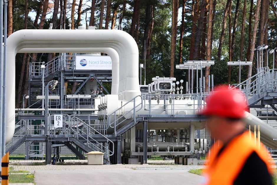 „Gazprom“ sustabdė dujų tiekimą Europai vamzdynu „Nord Stream 1“