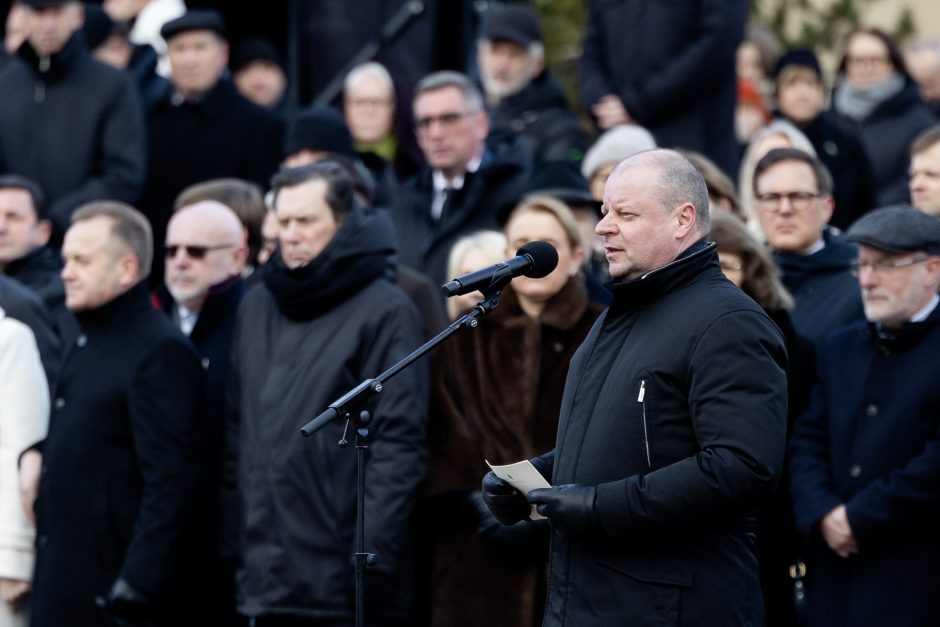 Iškilminga valstybės vėliavos pakėlimo ceremonija