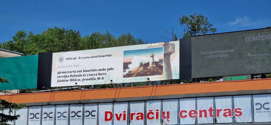 Dėl žodžio rašybos plakate užvirė diskusijos