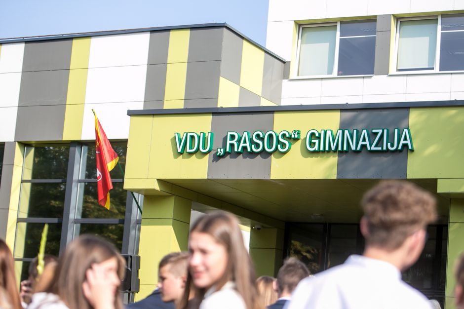 VDU „Rasos“ gimnazijai – 40 metų