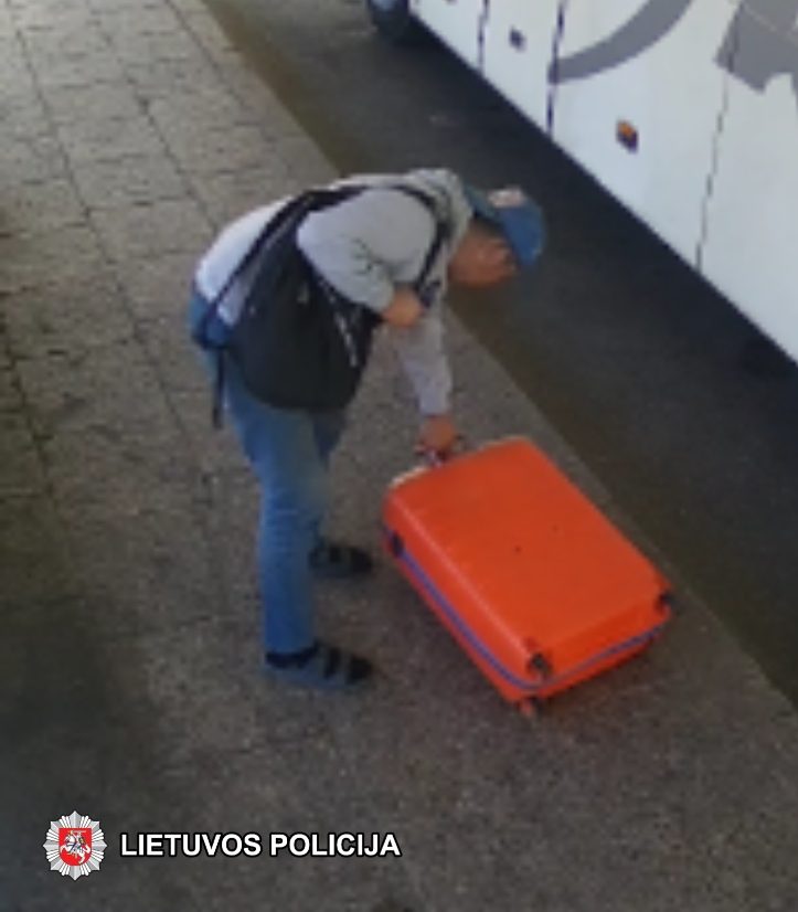 Vilniaus policija aiškinasi, kas pavogė lagaminą