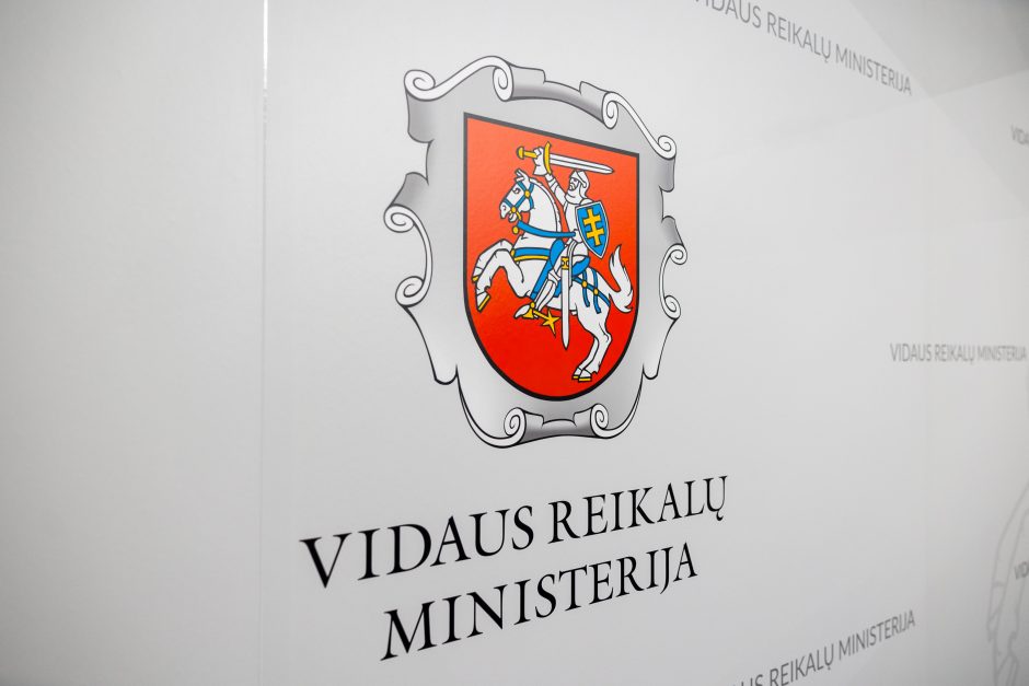 Vidaus reikalų ministras baigė formuoti savo politinę komandą