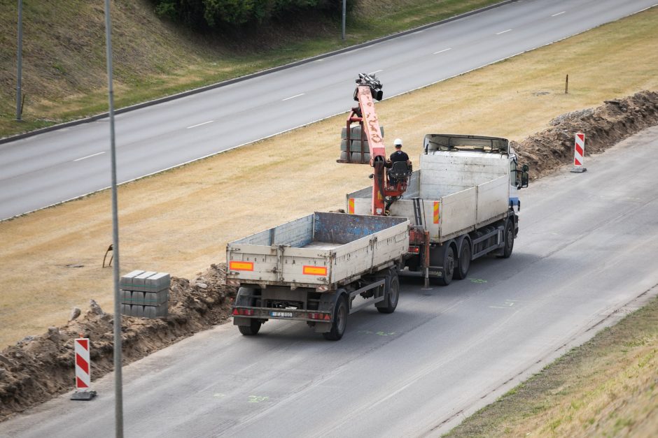 Atsinaujina viena ilgiausių ir judriausių sostinės gatvių