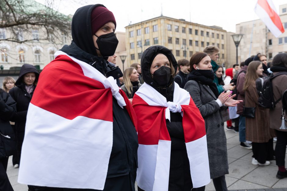 Prie Vyriausybės – mitingas palaikyti Ukrainą: raginama ekonomiškai neremti šalių agresorių