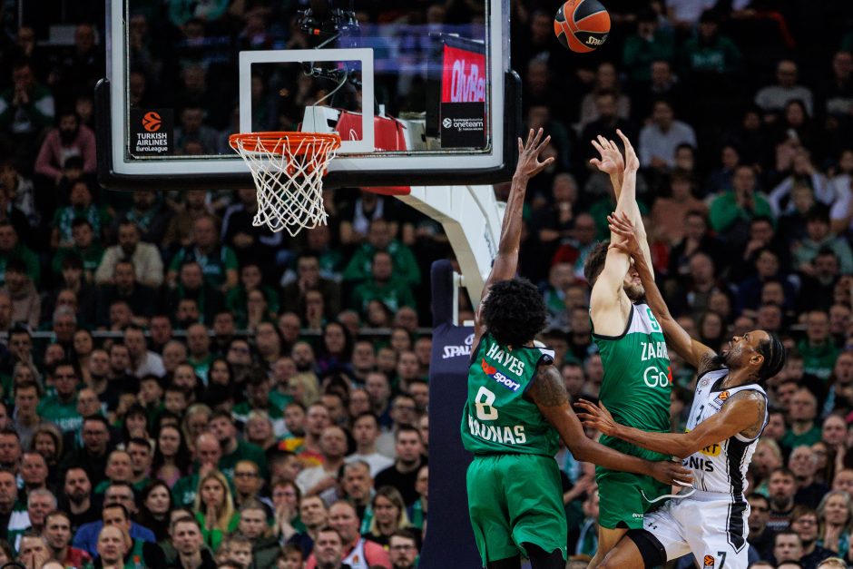 „Žalgiris“ namuose nesustabdė „Partizan“ puolimo 