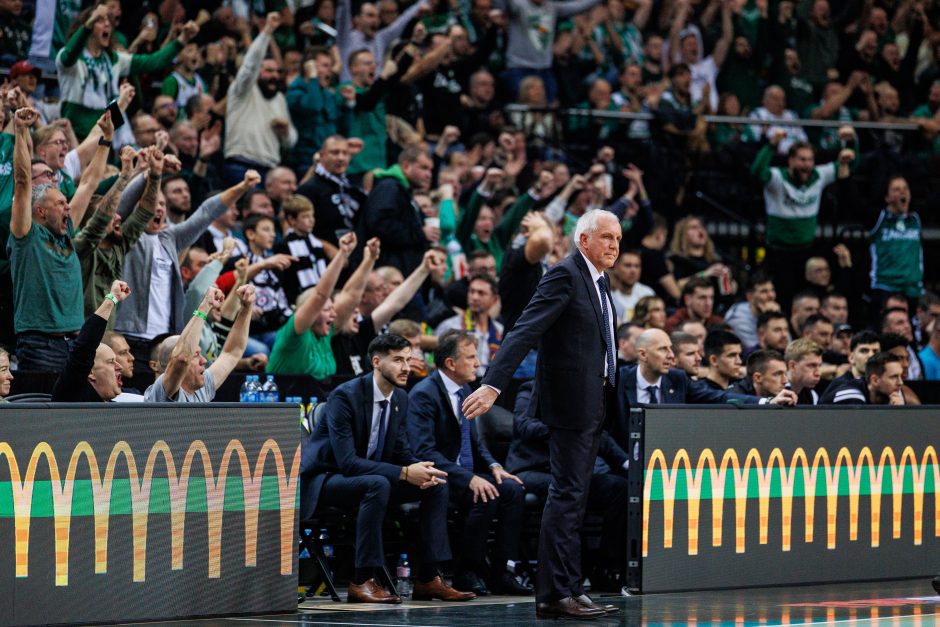 „Žalgiris“ namuose nesustabdė „Partizan“ puolimo 