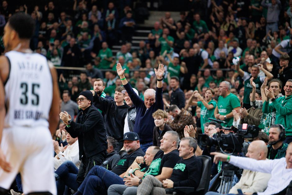 „Žalgiris“ namuose nesustabdė „Partizan“ puolimo 