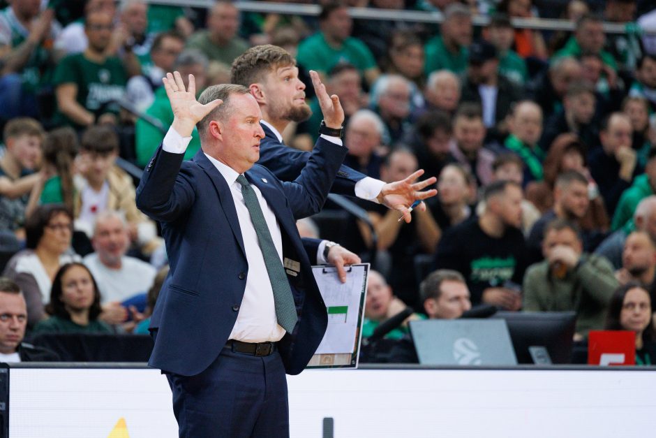 „Žalgiris“ namuose nesustabdė „Partizan“ puolimo 