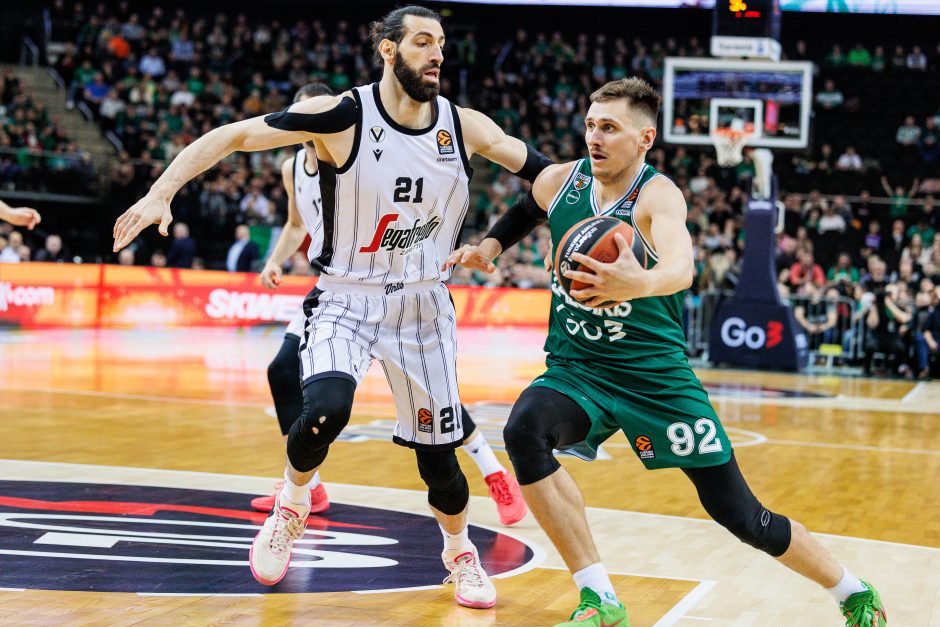 „Žalgiris“ grįžo į pergalių kelią: antrą kartą patiesė 