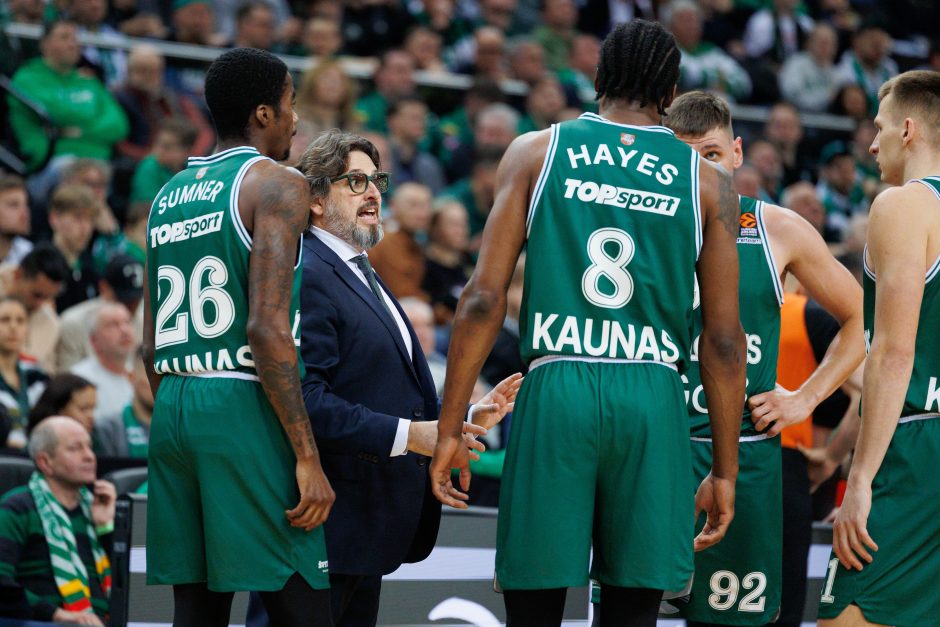 „Žalgiris“ grįžo į pergalių kelią: antrą kartą patiesė 