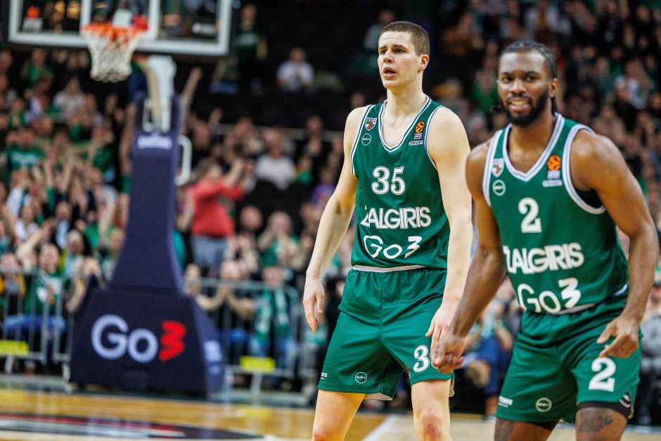 „Žalgiris“ grįžo į pergalių kelią: antrą kartą patiesė 